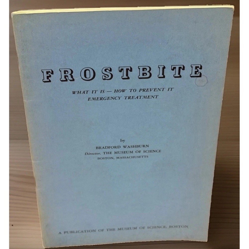 Emergency Care Book First Aid VTG 1963 Frostbite Pamphlet Manual Rare Oddity